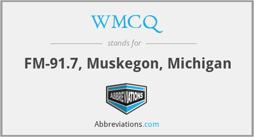 What is the abbreviation for fm-91.7, muskegon, michigan?